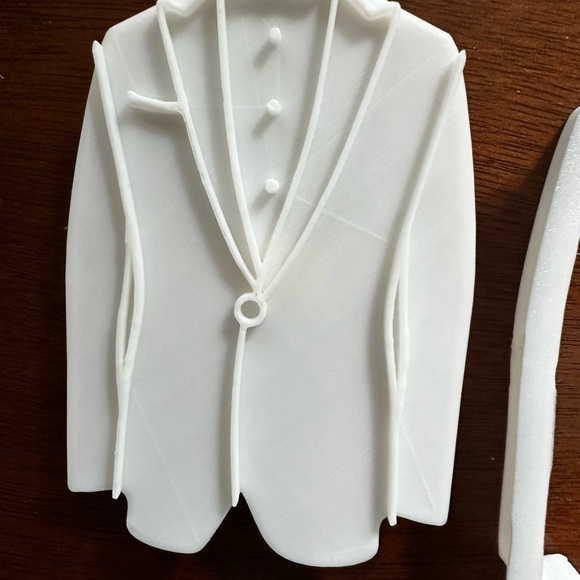 Tuxedo Cookie Cutter and Stamp Set - Picture 3 of 6